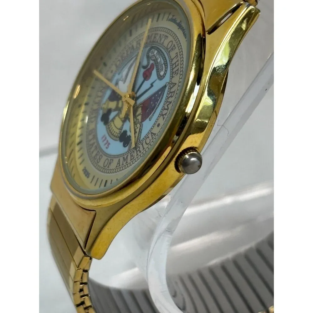 VTG Jules Jurgensen Quartz US Dept of Army men's watch, working